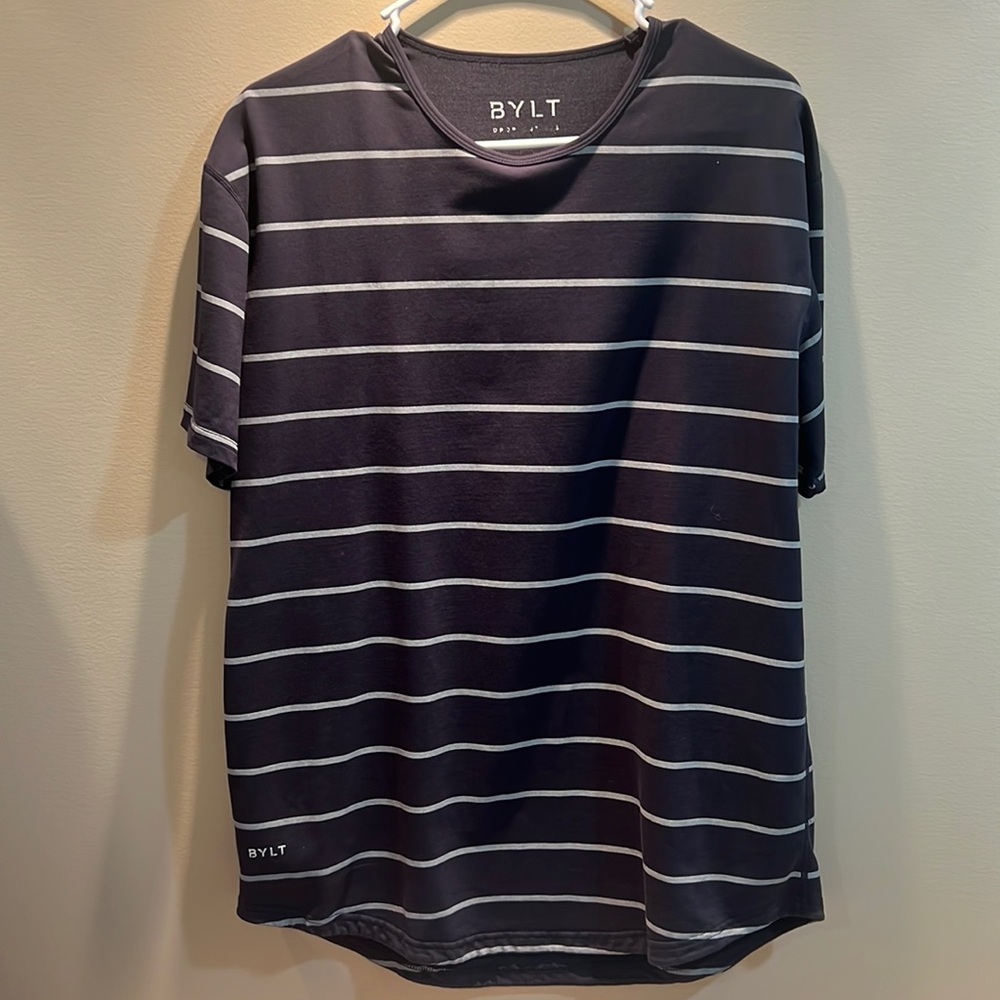 BYLT Basics striped shirt
